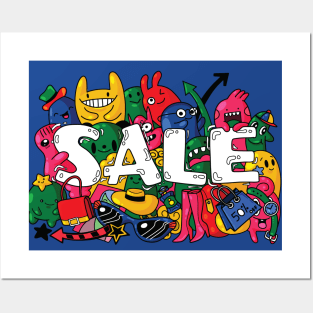 SALE banner template design Posters and Art